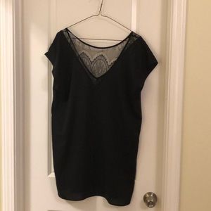 Bisou Bisou Black Silk Tunic